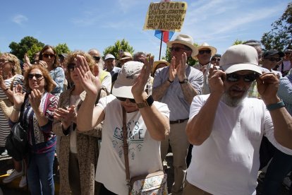 Concentración por la sanidad pública en Ponferrada