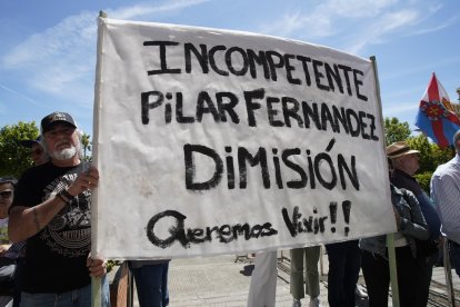 Concentración por la sanidad pública en Ponferrada