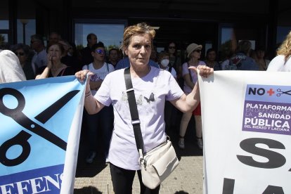 Concentración por la sanidad pública en Ponferrada