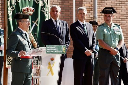 José Antonio Fernández de Luz toma posesión de su cargo como nuevo jefe de la Guardia Civil en Castilla y León.