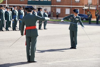 José Antonio Fernández de Luz toma posesión de su cargo como nuevo jefe de la Guardia Civil en Castilla y León.