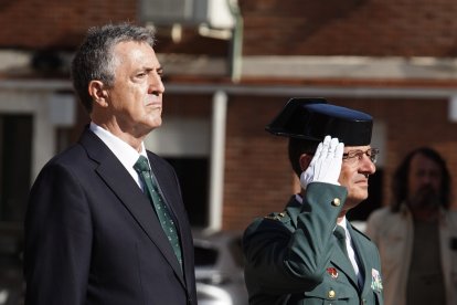 El director general de la Guardia Civil, Leonardo Marcos, preside la toma de posesión.