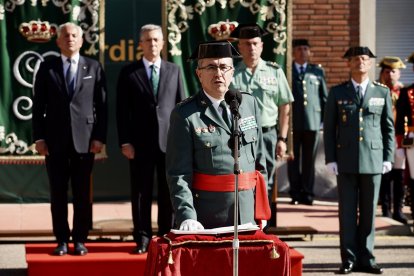José Antonio Fernández de Luz toma posesión de su cargo como nuevo jefe de la Guardia Civil en Castilla y León.