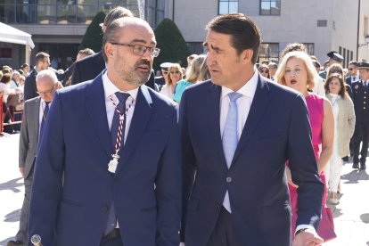 Juan Carlos Suárez-Quiñones participa en Ponferrada en el acto institucional del Día del Bierzo