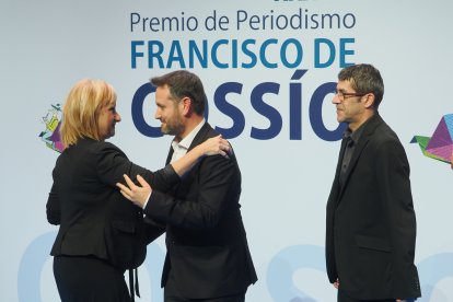 Leticia García, Diego Espinilla y Fernando Riera.