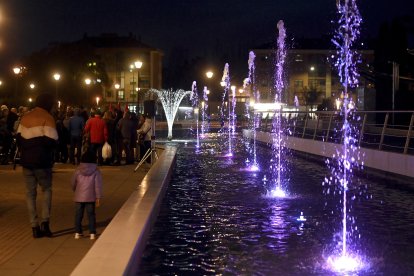 Nueva fuente en el parque Félix Rodríguez de la Fuente de Burgos.