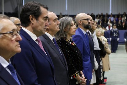 Festividad de Nuestra Señora de Loreto y jura de bandera en la Academia Básica del Aire y del Espacio de La Virgen del Camino (León)