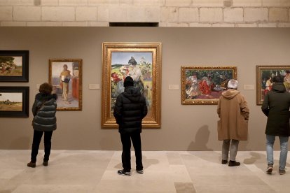 Exposición 'Pintar sin miedo. Joaquín Sorolla y la Valencia de 1900' expuesta en la Catedral de Burgos