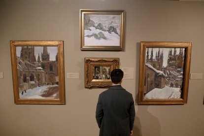 Exposición 'Pintar sin miedo. Joaquín Sorolla y la Valencia de 1900' expuesta en la Catedral de Burgos