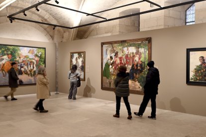 Exposición 'Pintar sin miedo. Joaquín Sorolla y la Valencia de 1900' expuesta en la Catedral de Burgos
