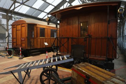 Museo del Ferrocarril en la localidad de Venta de Baños.
