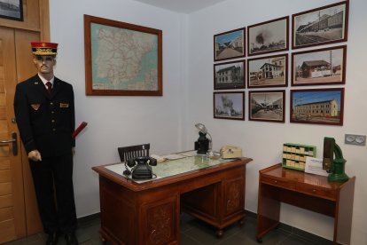 Museo del Ferrocarril en la localidad de Venta de Baños.