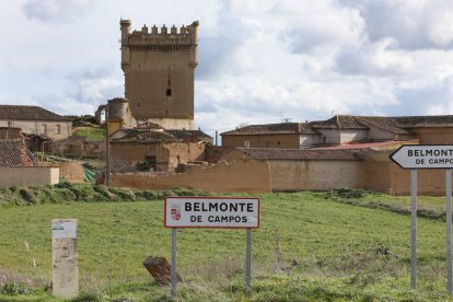 Castillo de Belmonte de Campos en Palencia