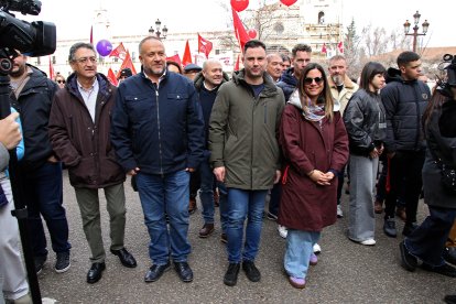 Manifestación por el futuro de León.