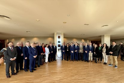 Celebración en las Cortes del 42 aniversario del Estatuto de Autonomía.