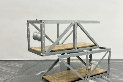 Escultura ‘En el punto de partida’ (2025), de la artista salmantina Bene Bergado, que se mostrará en el expositor de Espacio Mínimo en ARCO 2025