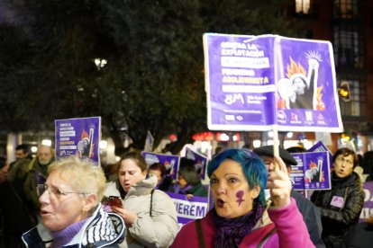 Manifestación por el 8M de la Coordinadora de Mujeres en Valladolid