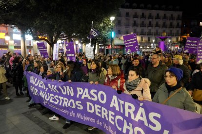 Manifestación por el 8M de la Coordinadora de Mujeres en Valladolid