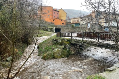 Localidad abulense de El Barco de Ávila tras las últimas lluvias