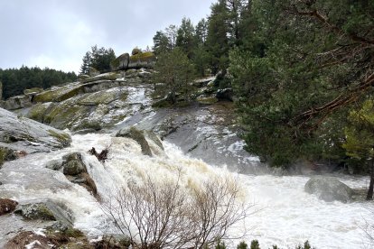 Las Chorreras en Navarredonda de Gredos tras las últimas lluvias