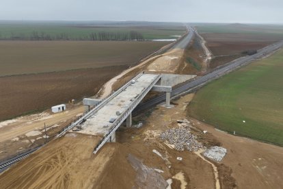 Obras de la Línea de Alta Velocidad Palencia-Cantabria