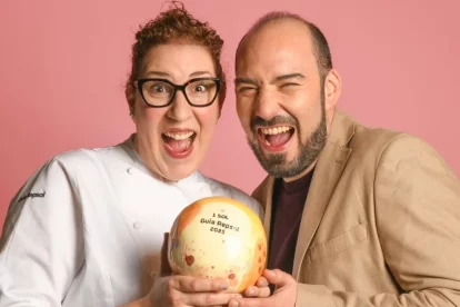 Marina de la Hoz y Luis de Miguel, del restaurante Curioso de Peñafiel