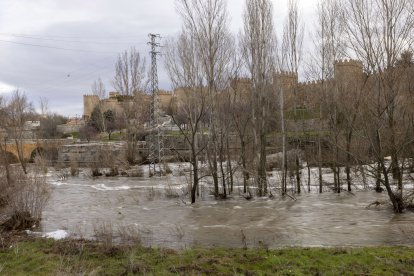 Río Adaja a su paso por Ávila.