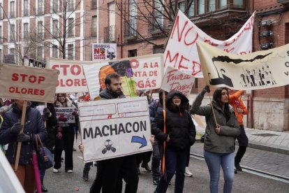 Manifestación contra la proliferación de macrogranjas y plantas de biogás en Castilla y León