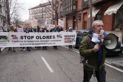 Manifestación contra la proliferación de macrogranjas y plantas de biogás en Castilla y León