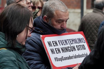 Manifestación contra la proliferación de macrogranjas y plantas de biogás en Castilla y León