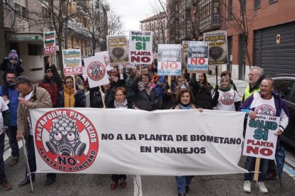 Manifestación contra la proliferación de macrogranjas y plantas de biogás en Castilla y León