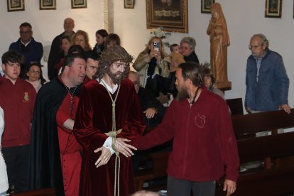 La procesión la Estación de la Penitencia de la Sentencia de Cristo tuvo que suspenderse por la lluvia