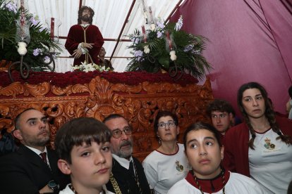 La procesión la Estación de la Penitencia de la Sentencia de Cristo tuvo que suspenderse por la lluvia