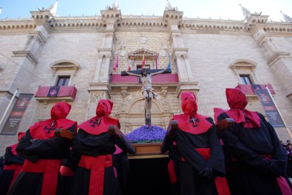 Procesión del Santísimo Cristo de la Luz en una imagen de archivo