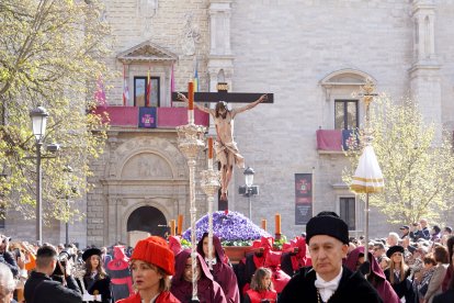 Procesión del Santísimo Cristo de la Luz en una imagen de archivo