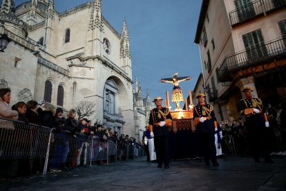 Procesión del Cristo del Mercado en una imagen de archivo