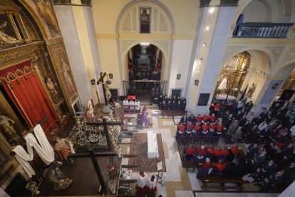 Un momento de la Misa de autoridades de Angustias en Valladolid.
