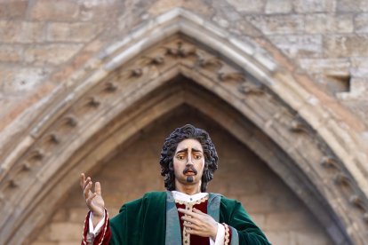 Procesión del Encuentro organizada por la Real Hermandad de Jesús Divino Obrero de León.