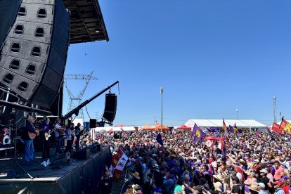 Celebración de la fiesta de Castilla y León en Villalar de los Comuneros.