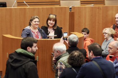 Jornada de puertas abiertas en las Cortes de Castilla y León.