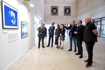 Un momento de la exposición de las Cortes de Castilla y León sobre José Jiménez Lozano.