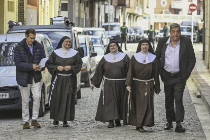Las ex monjas clarisas de Belorado acuden a declarar al juzgado de Briviesca