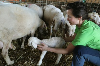 La ganadera Nerea del Río