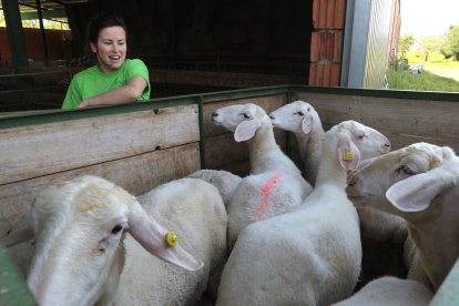 La ganadera Nerea del Río