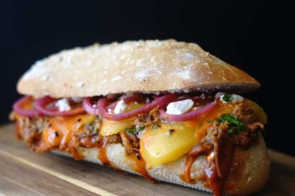 Bocadillo 'Porkstar', de Zielo Coffe&Snack Bar (León)