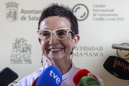 Carme Ruscalleda, en la inauguración de la Cumbre Internacional de Gastronomía de Castilla y León