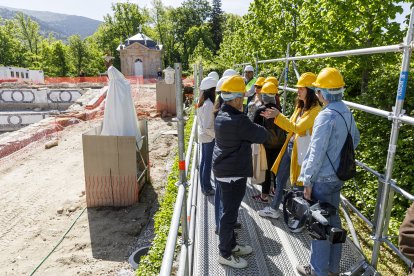 Patrimonio Nacional inicia el programa ‘Abierto por restauración’ en la Fuente de La Cascada del Palacio Real de La Granja (Segovia)
