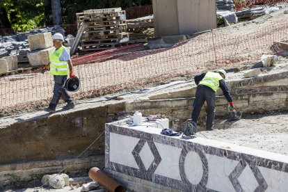 Patrimonio Nacional inicia el programa ‘Abierto por restauración’ en la Fuente de La Cascada del Palacio Real de La Granja (Segovia)