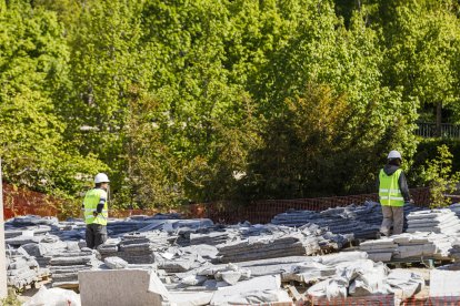Patrimonio Nacional inicia el programa ‘Abierto por restauración’ en la Fuente de La Cascada del Palacio Real de La Granja (Segovia)
