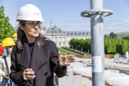 Patrimonio Nacional inicia el programa ‘Abierto por restauración’ en la Fuente de La Cascada del Palacio Real de La Granja (Segovia)
